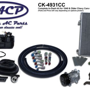 1949 & Older Chevy Indash A/C System with Heat