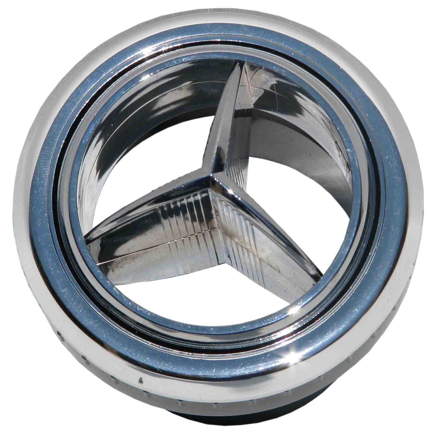 2.5 Inch Chrome Round Vent Three Vein