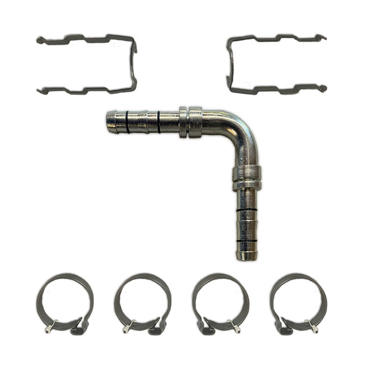 #10 90 Degree Splicer E-Z Clip Hose Connector