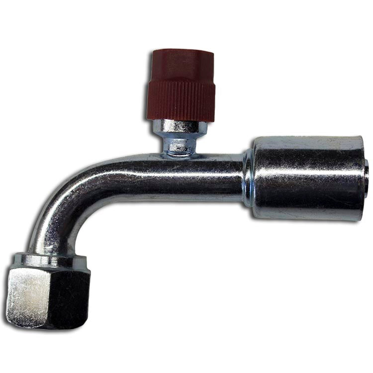 # 10 90 Degree R-134a Charging Port Fitting