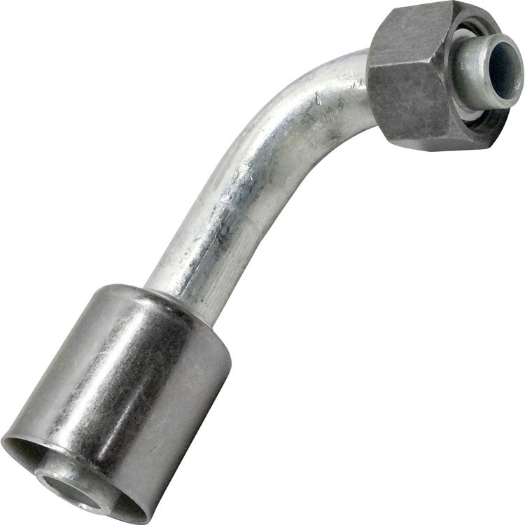 # 12 90 Degree Female Step Down O-ring Fitting to #10 Hose