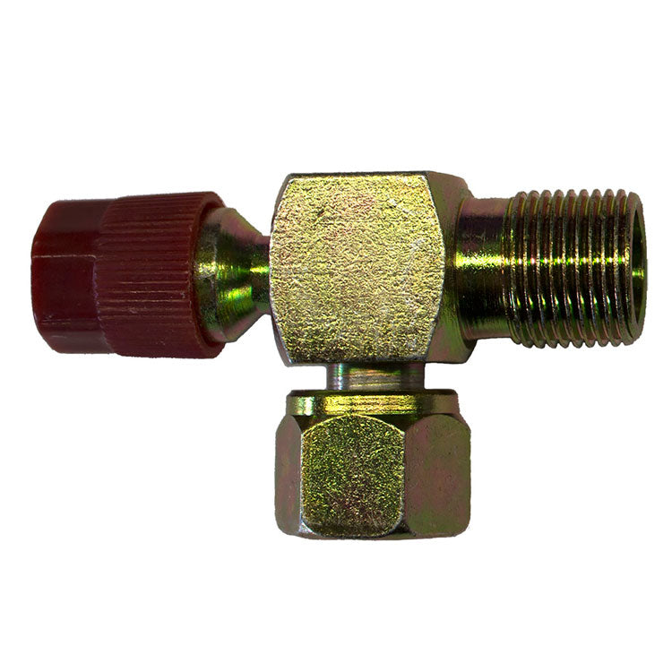 # 8 90 Degree O-ring Discharge Fitting R-134a High Side Port