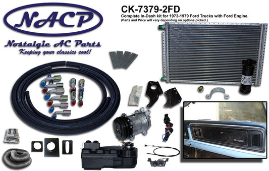 1973 - 1979 F-Series Truck Heat A/C & Defrost