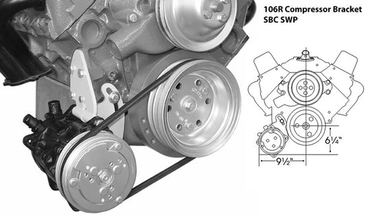 106R SBC Short Water Pump Low Engine Mount Pass. Side