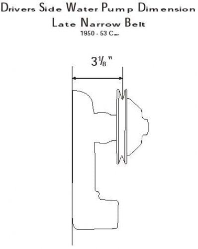 Alternator Bracket Late Flathead Narrow Belt