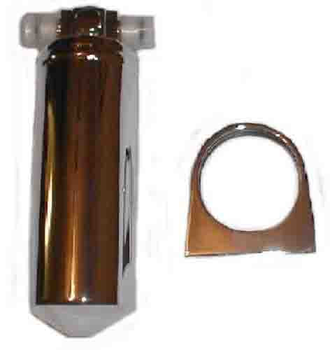 Chrome Receiver Drier with Polished Bracket