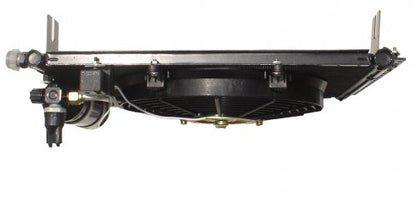 TR-6 Condenser w/ Drier, Fan, Relay, Brackets & Binary