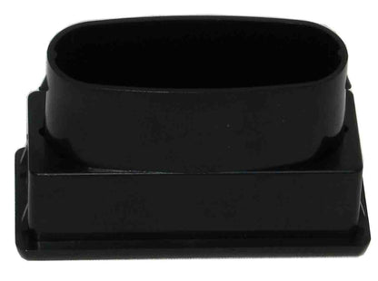 Rectangle Underdash Vent Short W/ Chrome Trim