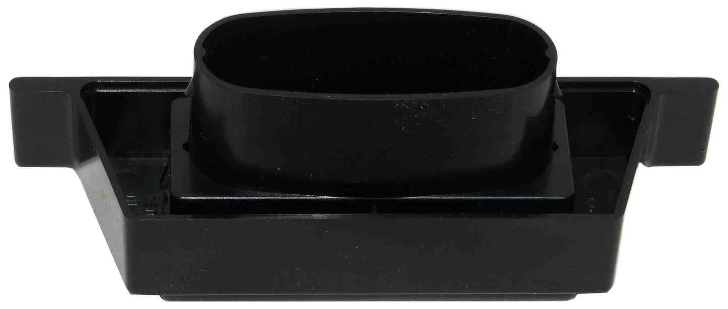 Rectangle Underdash Vent Short W/ Chrome Trim