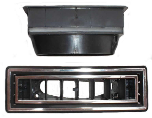 Rectangle In-dash Vent 1-3/8 X 3-1/2 2" Hose Outlet