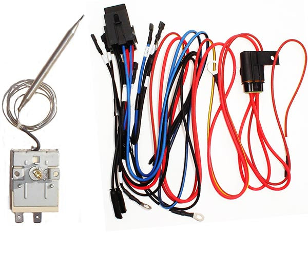 Adjustable Fan Thermostat Relay and Harness