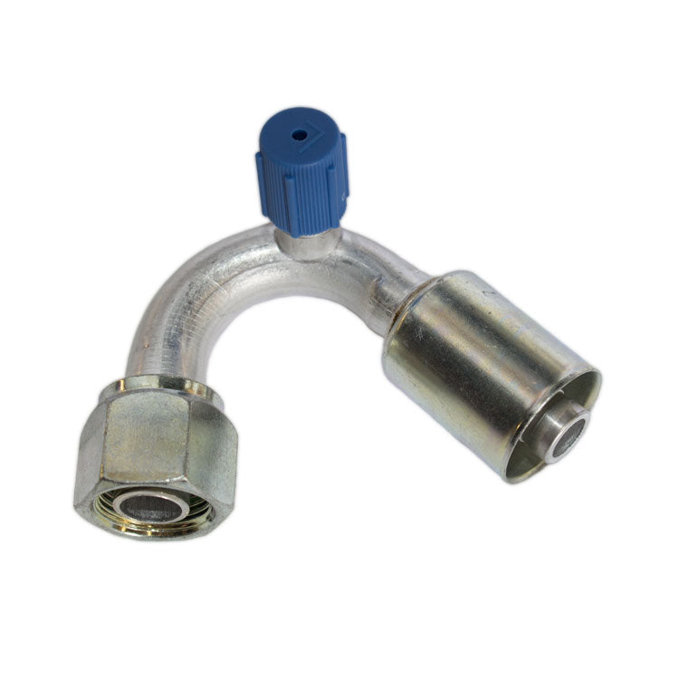 #10 135 Degree R-134a Charging Port Fitting