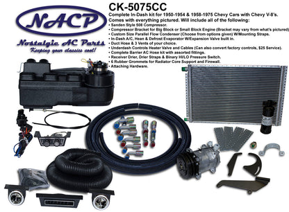 1950 - 1954 & 1958 - 1975 Indash A/C Heat System