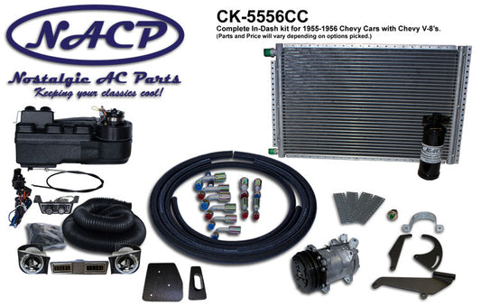 1955 - 1956 Chevrolet A/C System with Heat