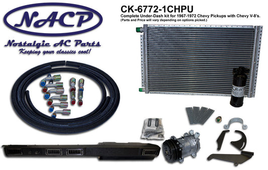 1967 - 1972 Chevy Truck Underdash A/C System