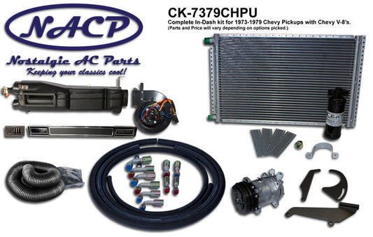 1973 - 1979 Chevy C/K Series Pickup A/C System
