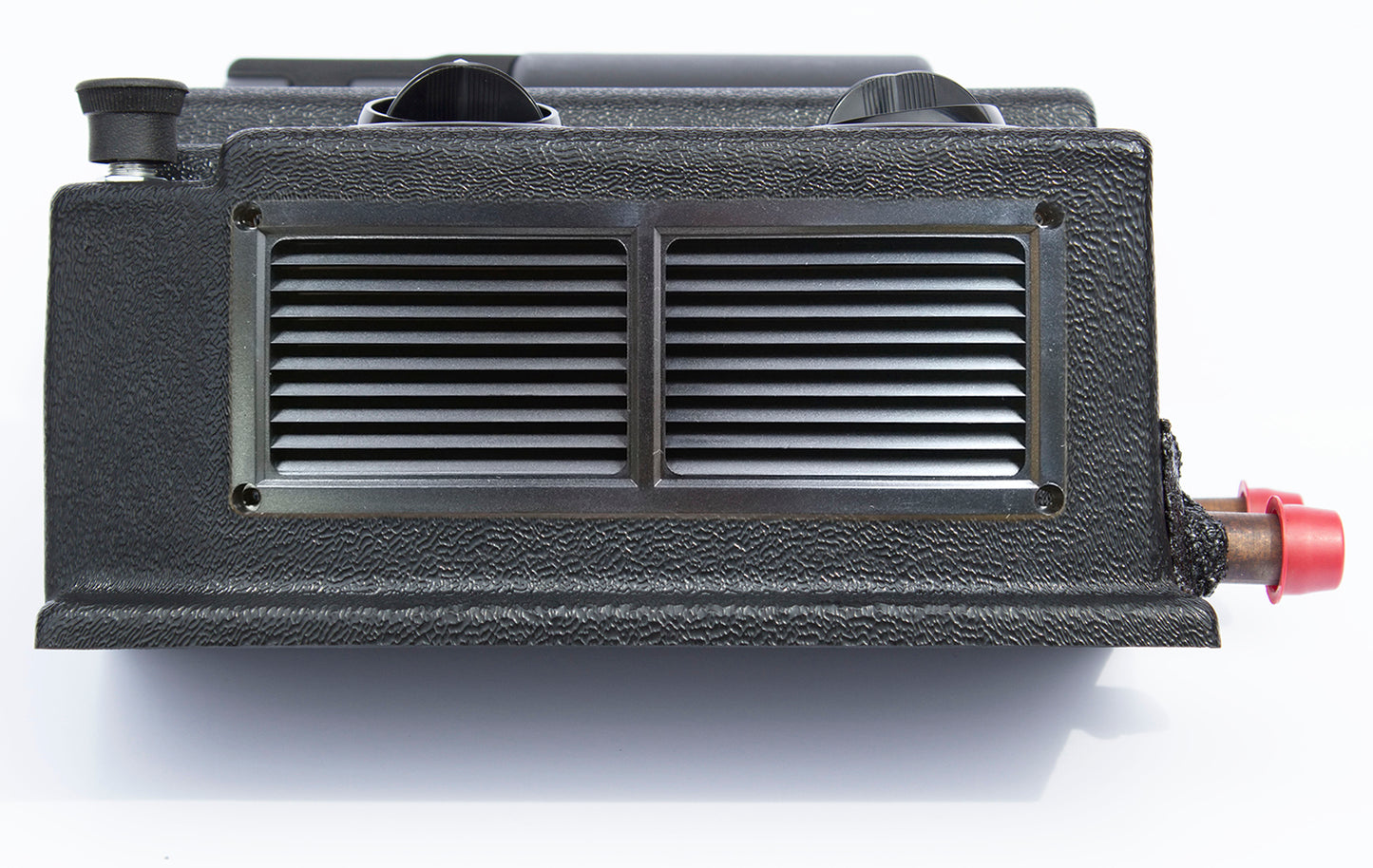 Universal Street Rod Heater System Black Vents