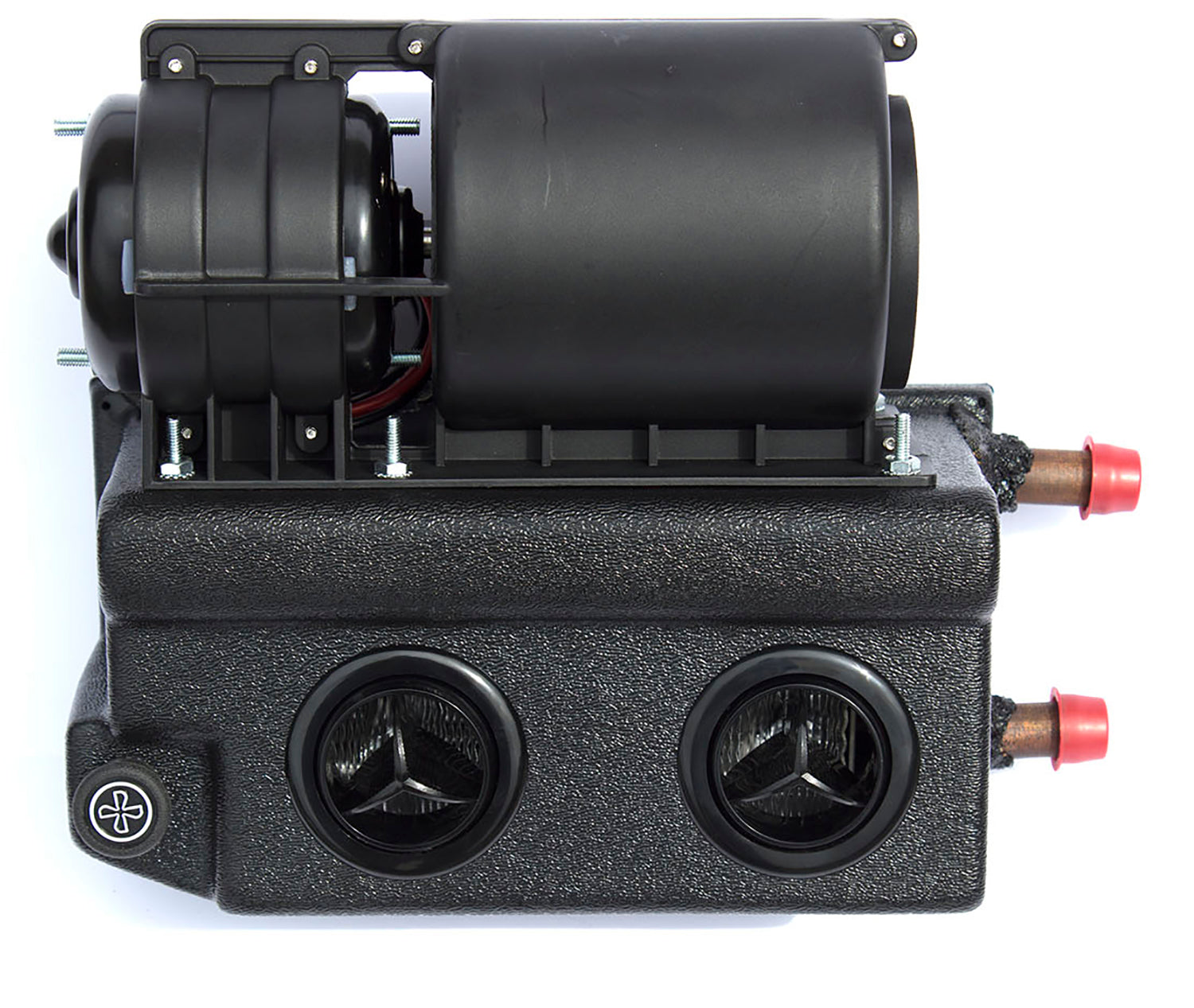 Universal Street Rod Heater/Hot Rod Heater System with Black Vents ...