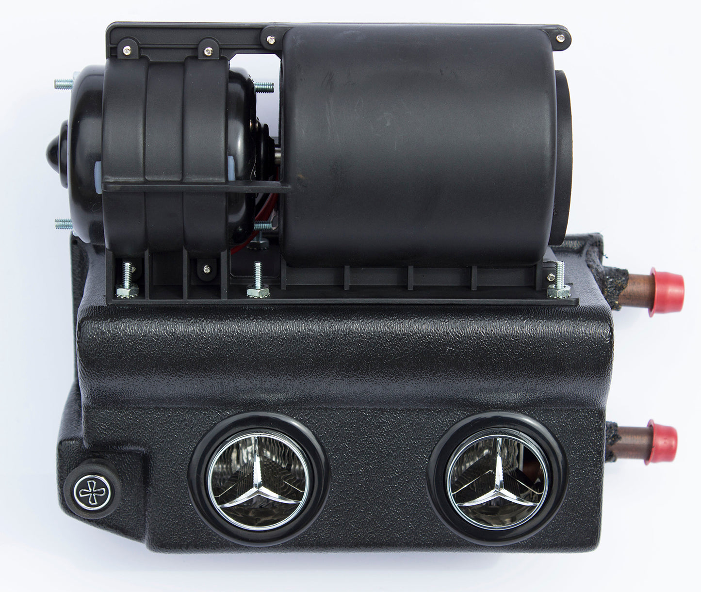 Universal Street Rod Heater System Chrome Vents