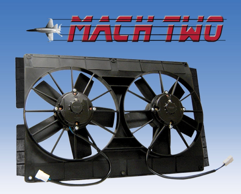 Dual 11" Maradyne High Performance Fan w/ Side Mount Flanges 2,760 True CFM MM22KS