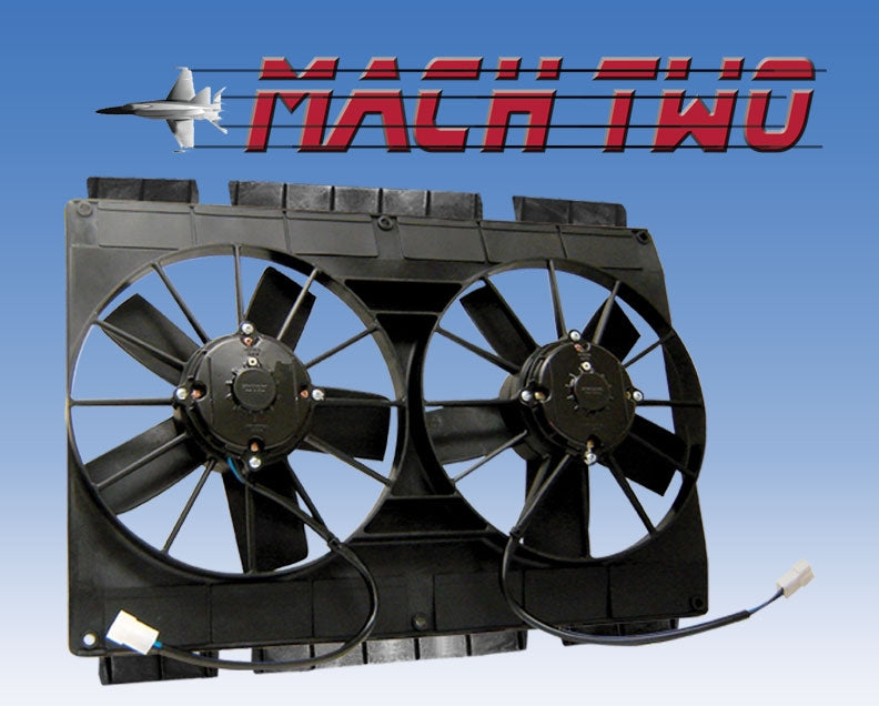 Dual 11" Maradyne High Performance Fan w/ Mount Flanges MM22KT 2,760 True CFM