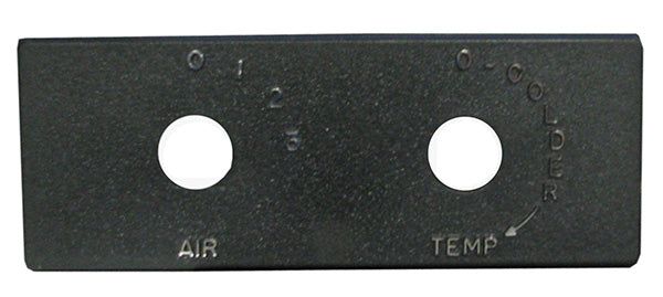 Rotary Control Large Horizontal Switch Plate