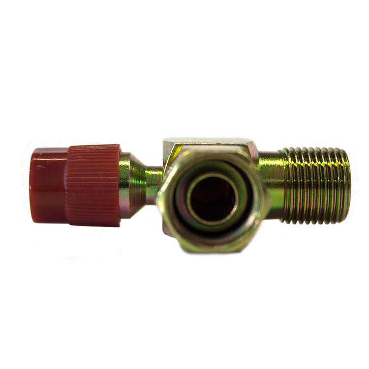 # 8 90 Degree O-ring Discharge Fitting R-134a High Side Port