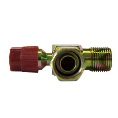 # 8 90 Degree O-ring Discharge Fitting R-134a High Side Port