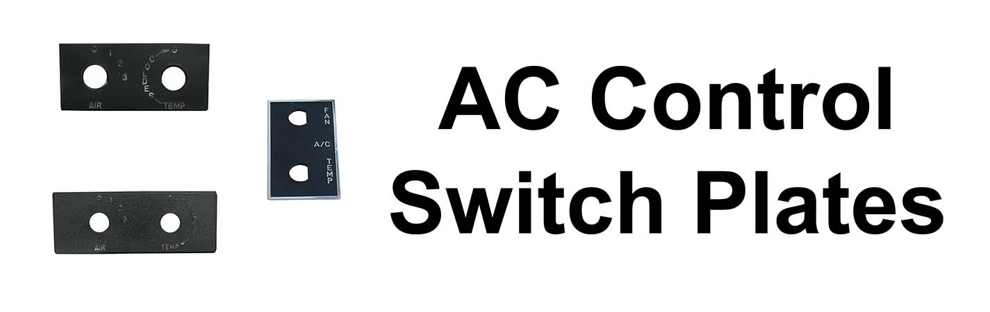 AC Control Switch Plates