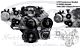 1998-2002 Camaro/Firebird LS Motor Compressor Bracket Kit