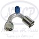 #10 135 Degree R-134a Charging Port Fitting-ATCO Aluminum