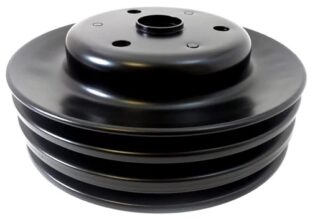 Aftermarket Long Pump Small Block Chevy Three Groove Crank  Pulley