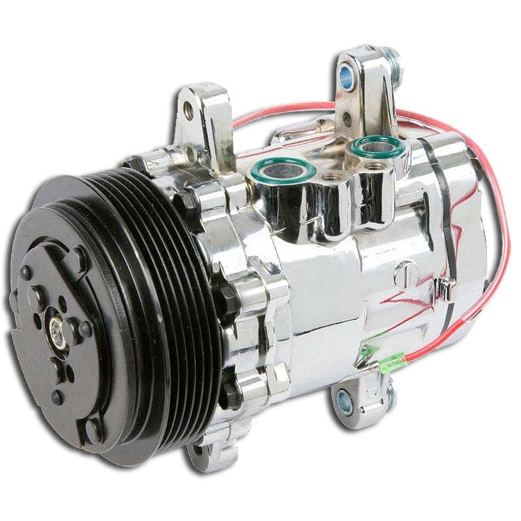 Sanden Style SD7B10 / 7176 Chrome Compressor