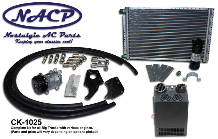 Big Truck Floor Mount Evaporator A/C System