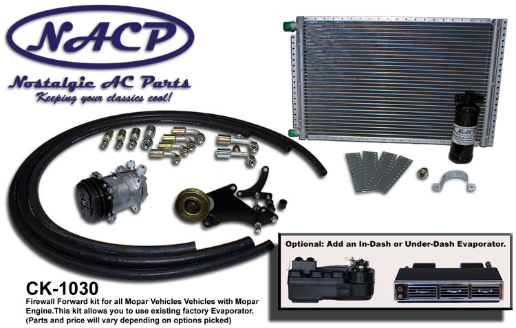 Complete A/C Kit Mopar Vehicles - Select an Evaporator