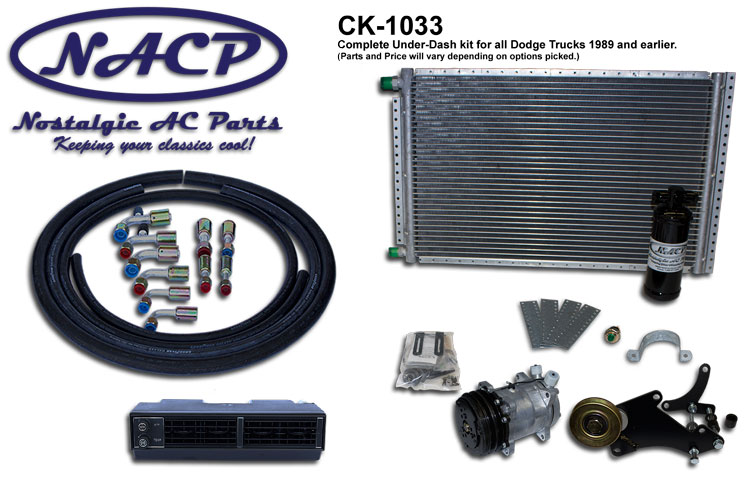 Dodge Work Truck Underdash A/C Kit