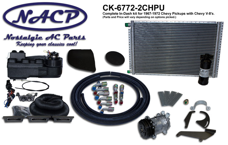 1967 - 1972 Chevy Truck A/C Heat Defrost System