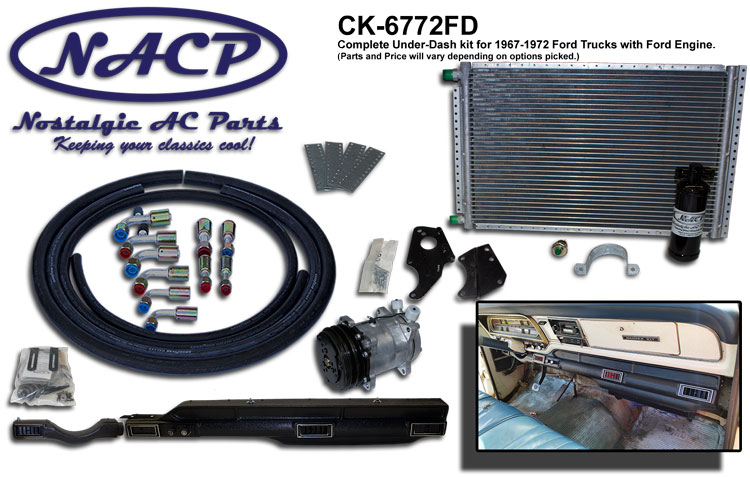 1967 - 1972 Ford Truck F-Series A/C System