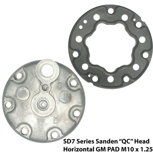 Sanden SD 709 Vertical GM pad Back "QC"