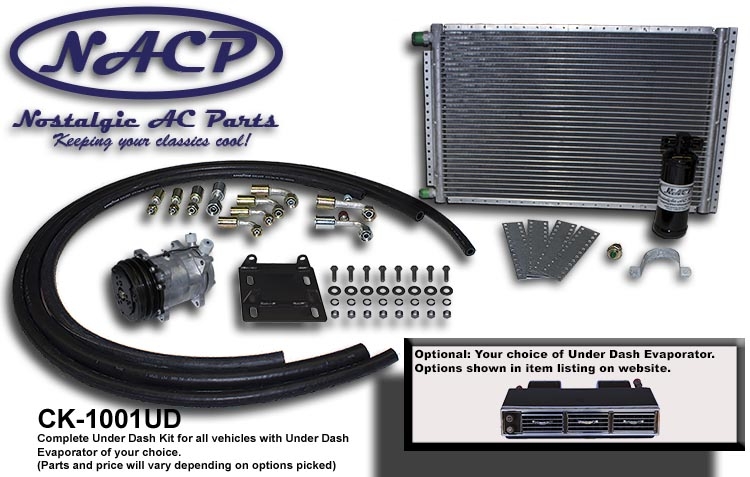 Complete Universal Underdash A/C Kit